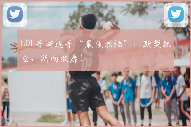 LOL手游选手“最佳拍档”,默契配合,所向披靡!